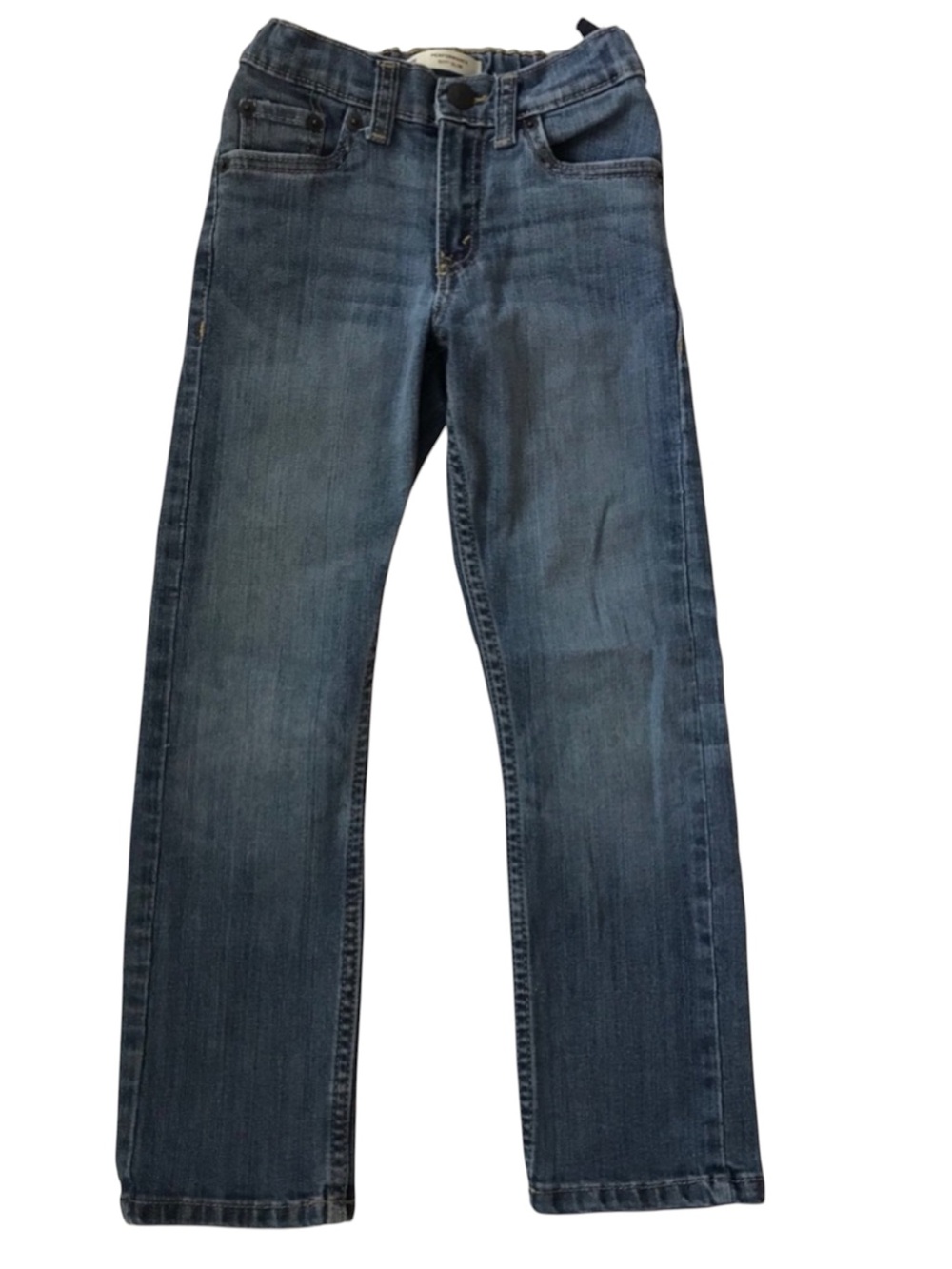 Levi’s 511 Slim Fit Boys Size 6 Dark Wash Stretch Jeans Elastic Waist
